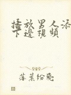 播放男人添女人下边视频