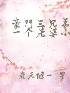 豪门三兄弟共用一个老婆小说