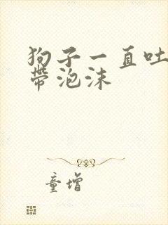 狗子一直吐黄水带泡沫