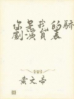 你是我的骄阳短剧演员表