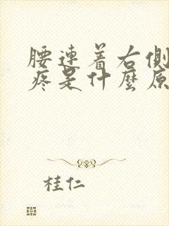 腰连着右侧屁股疼是什么原因