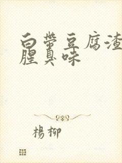 白带豆腐渣状,腥臭味