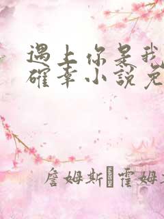 遇上你是我的小确幸小说免费阅读