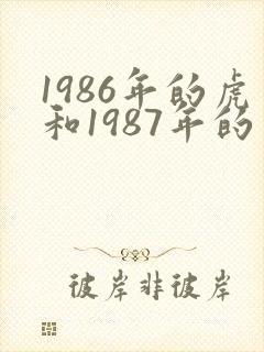 1986年的虎和1987年的兔婚姻配吗