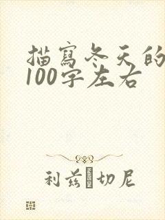 描写冬天的短文100字左右