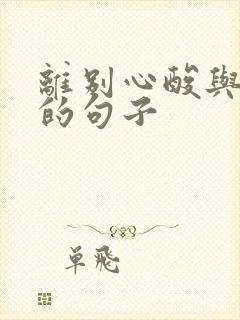 离别心酸与无奈的句子