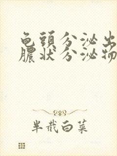 龟头分泌出流黄脓状分泌物怎么回事