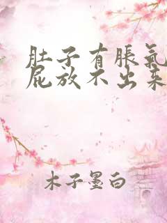 肚子有胀气想放屁放不出来怎么解决