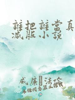 谁把谁当真未删减版小说