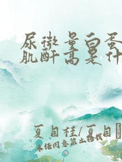 尿微量白蛋白高肌酐高是什么原因