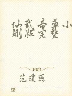 仙武帝尊小说未删版完整