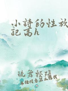小诗的性放荡日记高h
