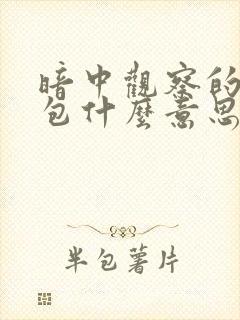 暗中观察的表情包什么意思