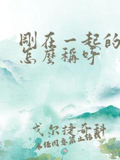 刚在一起的情侣怎么称呼