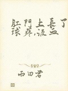 肛门上长了个肉球疼,流血