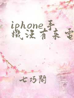iphone手机没有来电声音怎么回事