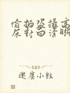 偷拍盗摄高潮叫床对白清晰