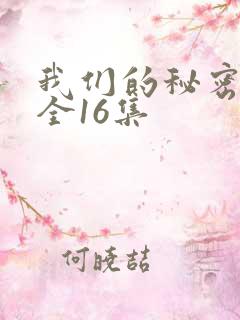 我们的秘密泰剧全16集