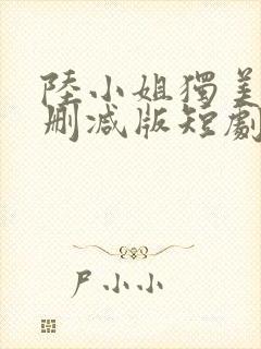 陆小姐独美后未删减版短剧