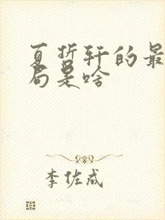 夏哲轩的最后结局是啥