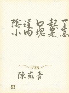 阴道口起了好多小肉块是怎么回事