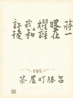 许我耀眼蒋亮最后和谁在一起了