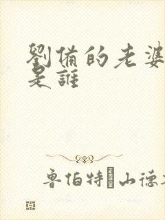 刘备的老婆分别是谁