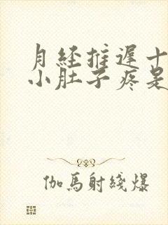 月经推迟十来天小肚子疼是怎么回事