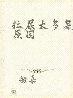 拉尿太多是什么原因