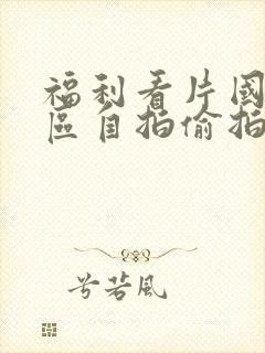 福利看片国产一区自拍偷拍