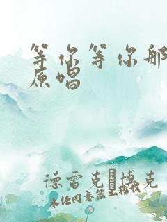 等你等你那么久原唱