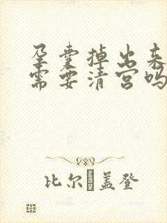 孕囊掉出来了还需要清宫吗