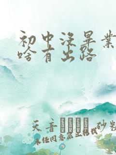 初中没毕业学些啥有出路