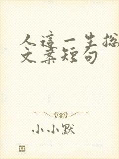 人这一生总在等文案短句