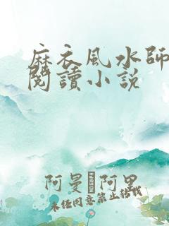 麻衣风水师免费阅读小说