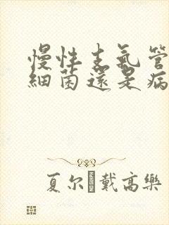 慢性支气管炎是细菌还是病毒感染