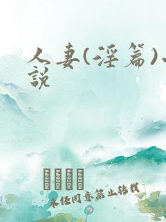 人妻(淫篇)小说