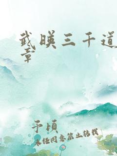 武映三千道最新章