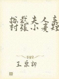 总裁夫人来自农村张小麦短剧免费观看