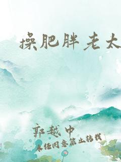 操肥胖老太太逼