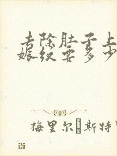 去除肚子上的妊娠纹要多少钱