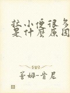 拉小便很多泡泡是什么原因