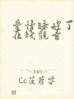 爱情睡醒了短剧在线观看