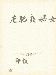 老肥熟妇女
