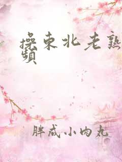 操东北老熟妇视频