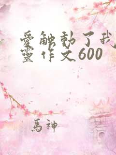 爱触动了我的心灵作文600