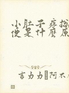 小肚子疼总想大便是什么原因