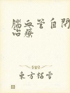 脑血管自闭怎么治疗