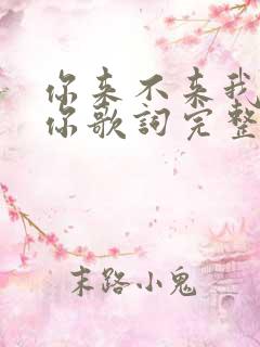 你来不来我都等你歌词完整版