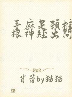 手麻是颈椎那几根神经出问题了